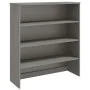 Aparador superior HAMAR pino macizo gris claro 90x30x100 cm de , Aparadores - Ref: Foro24-340435, Precio: 95,28 €, Descuento: %