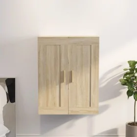 Armario de pared madera ingeniería roble Sonoma 69,5x32,5x90 cm by , Shelves and shelves - Ref: Foro24-812297, Price: 82,06 €...