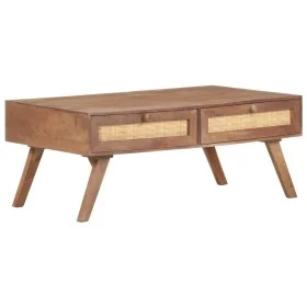 Mesa de centro de madera maciza de mango 100x60x40 cm by , Coffee table - Ref: Foro24-323599, Price: 157,88 €, Discount: %