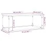 Mesa de centro madera y hierro gris Sonoma 102x50x40 cm de , Mesas de centro - Ref: Foro24-823300, Precio: 54,09 €, Descuento: %