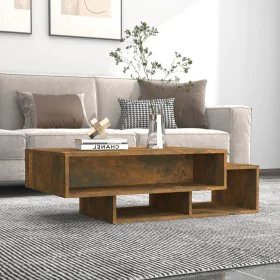 Mesa de centro madera contrachapada roble ahumado 105x55x32 cm by , Coffee table - Ref: Foro24-815981, Price: 62,07 €, Discou...