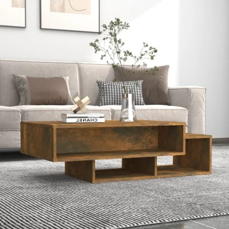 Mesa de centro madera contrachapada roble ahumado 105x55x32 cm by , Coffee table - Ref: Foro24-815981, Price: 62,07 €, Discou...