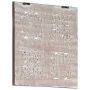Panel de pared tallado a mano MDF marrón y blanco 40x40x1,5 cm by , Wall covering - Ref: Foro24-321653, Price: 23,93 €, Disco...