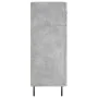 Aparador de madera de ingeniería gris hormigón 69,5x34x90 cm by , Sideboards - Ref: Foro24-828000, Price: 103,38 €, Discount: %
