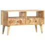 Mueble para TV madera maciza de mango 90x30x50 cm de , Armarios y almacenamiento - Ref: Foro24-286463, Precio: 165,37 €, Desc...