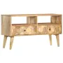 Mueble para TV madera maciza de mango 90x30x50 cm de , Armarios y almacenamiento - Ref: Foro24-286463, Precio: 165,37 €, Desc...