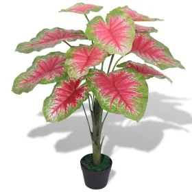 Planta caladium artificial con macetero 85 cm verde by , artificial flora - Ref: Foro24-244436, Price: 45,58 €, Discount: %