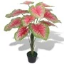 Planta caladium artificial con macetero 85 cm verde de , Flora artificial - Ref: Foro24-244436, Precio: 45,58 €, Descuento: %