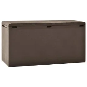 Caja de almacenamiento de jardín marrón 114x47x60 cm de , Cajas de almacenaje para exteriores - Ref: Foro24-49447, Precio: 10...