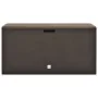 Caja de almacenamiento de jardín marrón 114x47x60 cm de , Cajas de almacenaje para exteriores - Ref: Foro24-49447, Precio: 10...