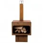RedFire Chimenea Jersey XL acero óxido 81077 de , Chimeneas - Ref: Foro24-411819, Precio: 239,71 €, Descuento: %