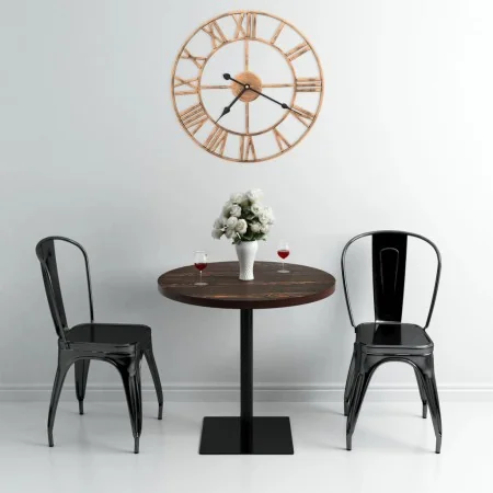 Reloj de pared de metal dorado 40 cm de , Relojes de pared - Ref: Foro24-283860, Precio: 58,14 €, Descuento: %