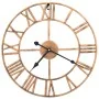 Reloj de pared de metal dorado 40 cm de , Relojes de pared - Ref: Foro24-283860, Precio: 58,14 €, Descuento: %