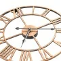 Reloj de pared de metal dorado 40 cm de , Relojes de pared - Ref: Foro24-283860, Precio: 58,14 €, Descuento: %