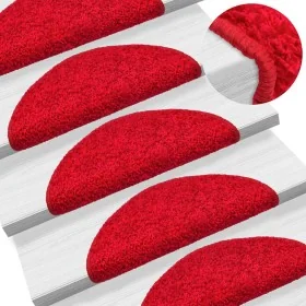 Alfombras de peldaños de escalera 15 uds rojo 56x17x3 cm de , Alfombrillas para escalones - Ref: Foro24-133899, Precio: 69,83...