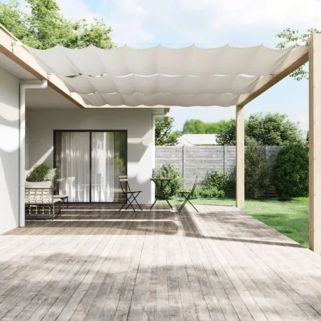 Toldo vertical blanco 250x420 cm tela oxford de , Sombrillas - Ref: Foro24-148187, Precio: 43,43 €, Descuento: %