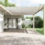 Toldo vertical blanco 250x420 cm tela oxford de , Sombrillas - Ref: Foro24-148187, Precio: 43,43 €, Descuento: %