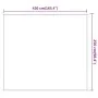 Toldo vertical blanco 250x420 cm tela oxford de , Sombrillas - Ref: Foro24-148187, Precio: 43,43 €, Descuento: %