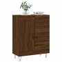 Aparador de madera de ingeniería marrón roble 69,5x34x90 cm by , Sideboards - Ref: Foro24-830259, Price: 92,01 €, Discount: %