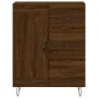 Aparador de madera de ingeniería marrón roble 69,5x34x90 cm by , Sideboards - Ref: Foro24-830259, Price: 92,01 €, Discount: %