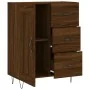 Aparador de madera de ingeniería marrón roble 69,5x34x90 cm by , Sideboards - Ref: Foro24-830259, Price: 92,01 €, Discount: %