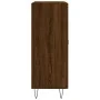 Aparador de madera de ingeniería marrón roble 69,5x34x90 cm by , Sideboards - Ref: Foro24-830259, Price: 92,01 €, Discount: %