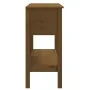 Mesa consola de madera maciza de pino marrón miel 75x35x75 cm de , Mesas auxiliares - Ref: Foro24-814622, Precio: 137,29 €, D...