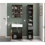 FMD Armario para lavabo de baño con 2 puertas matera oscuro old style de , Tocadores de baño - Ref: Foro24-429457, Precio: 12...