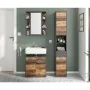 FMD Armario para lavabo de baño con 2 puertas matera oscuro old style de , Tocadores de baño - Ref: Foro24-429457, Precio: 12...