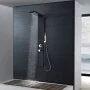 Sistema de panel de ducha aluminio negro mate de , Boquillas de chorro para bañeras y duchas - Ref: Foro24-142373, Precio: 17...