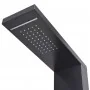 Sistema de panel de ducha aluminio negro mate de , Boquillas de chorro para bañeras y duchas - Ref: Foro24-142373, Precio: 17...