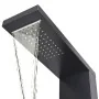 Sistema de panel de ducha aluminio negro mate de , Boquillas de chorro para bañeras y duchas - Ref: Foro24-142373, Precio: 17...