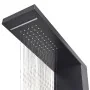 Sistema de panel de ducha aluminio negro mate de , Boquillas de chorro para bañeras y duchas - Ref: Foro24-142373, Precio: 17...