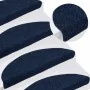Alfombrilla autoadhesiva escalera 15 uds 65x21x4 cm azul marino de , Alfombrillas para escalones - Ref: Foro24-322357, Precio...