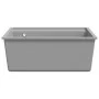 Fregadero de cocina con rebosadero granito gris by , Sinks - Ref: Foro24-147062, Price: 176,03 €, Discount: %