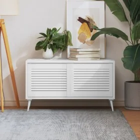 Puerta de armario lamas 2 uds madera pino blanco 39,5x49,4 cm von , Schranktüren - Ref: Foro24-151146, Preis: 38,57 €, Rabatt: %