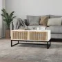 Mesa de centro hierro y madera contrachapada blanco 80x40x35 cm de , Mesas de centro - Ref: Foro24-352100, Precio: 114,48 €, ...