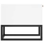 Mesa de centro hierro y madera contrachapada blanco 80x40x35 cm de , Mesas de centro - Ref: Foro24-352100, Precio: 114,48 €, ...