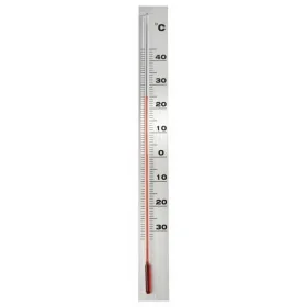 Nature Termómetro de pared de exterior aluminio 3,8x0,6x37 cm by , Forecasts and weather stations - Ref: Foro24-423525, Price...