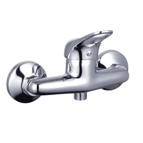 SCHÜTTE Grifo monomando mezclador de ducha PORTO cromado de , Grifos - Ref: Foro24-425787, Precio: 38,90 €, Descuento: %