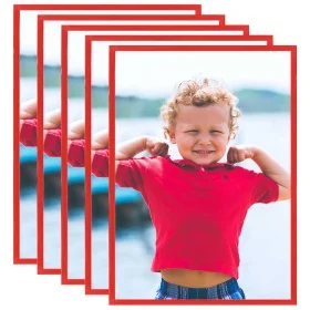 Marcos de foto collage de pared o mesa 5 uds rojo MDF 70x90cm de , Marcos para fotos - Ref: Foro24-332405, Precio: 107,68 €, ...