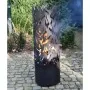 Esschert Design Brasero Flames de acero al carbono negro FF408 de , Chimeneas - Ref: Foro24-422498, Precio: 246,63 €, Descuen...