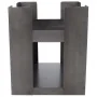 RedFire Brasero Hollola acero gris de , Chimeneas - Ref: Foro24-433448, Precio: 164,14 €, Descuento: %