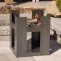 RedFire Brasero Hollola acero gris de , Chimeneas - Ref: Foro24-433448, Precio: 164,14 €, Descuento: %