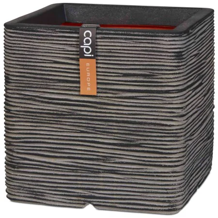 Capi Macetero Nature Rib cuadrado gris antracita 30x30 cm KOFZ902 de , Maceteros y jardineras - Ref: Foro24-424210, Precio: 4...