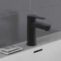 SCHÜTTE Grifo mezclador de lavabo ELEPHANT negro mate de , Grifos - Ref: Foro24-429353, Precio: 90,17 €, Descuento: %