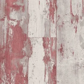 DUTCH WALLCOVERINGS Papel de pared madera rojo y beige de , Papel pintado - Ref: Foro24-430622, Precio: 24,67 €, Descuento: %