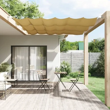 Toldo vertical beige 100x270 cm tela oxford de , Sombrillas - Ref: Foro24-148255, Precio: 23,14 €, Descuento: %