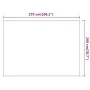 Toldo vertical beige 200x270 cm tela oxford de , Sombrillas - Ref: Foro24-148276, Precio: 32,15 €, Descuento: %
