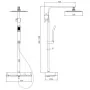 SCHÜTTE Sistema termostático de ducha OCEAN de , Cabezales de ducha - Ref: Foro24-425815, Precio: 329,12 €, Descuento: %